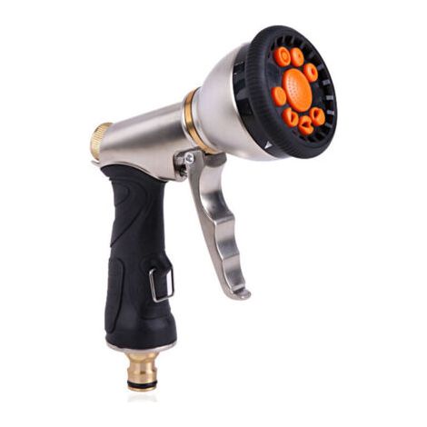 Pistola in metallo, pistola ad acqua ad alta pressione multiuso (1/4)