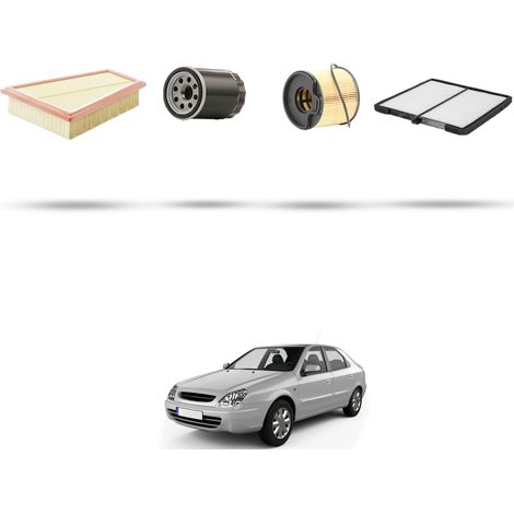 Kit tagliando 4 filtri compatibile con Citroen Xsara 2.0 HDi 66kw dal 1999 (1/5)
