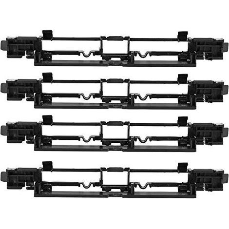 KIMISS Dachträger, 4-teilige Dachträgerabdeckung. ABS-Dachgepäckträger-Schutzleiste für Astra H MK5