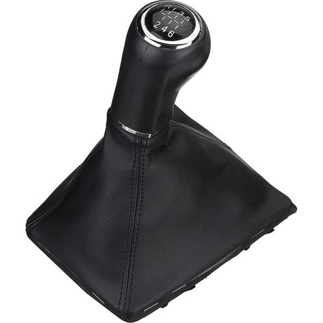 Soufflet de levier de vitesse à 6 vitesses pour Vauxhall Opel Astra Corsa D Zafira B 05-10 (noir) (1/5)