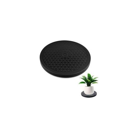 Plateau tournant de 30 cm, plateau rotatif manuel à 360° avec roulements à billes, adapté aux écrans, ustensiles de cuisine, objets d'artisanat et plantes en pot