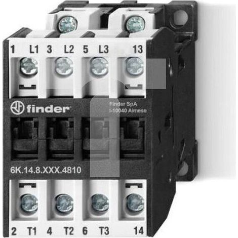 Modularer Schütz Finder 6k.14.8.230.4810 10A 400V AC3 (1/2)