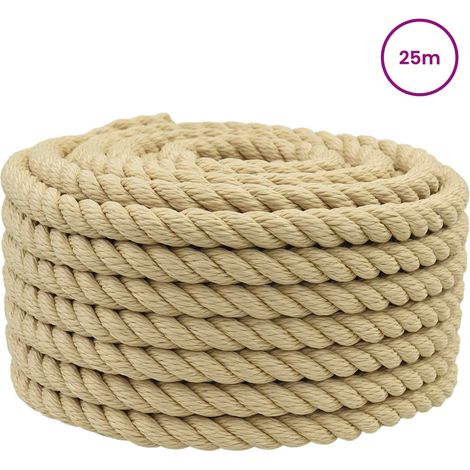 Corda  Fune da Barca 25 m 2 Naturale PP (1/5)