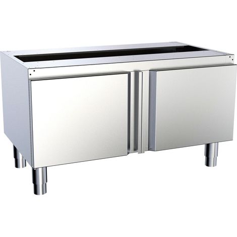 Meuble Inox P.700 avec Portes Battantes et Sans Plan de Travail - Distform