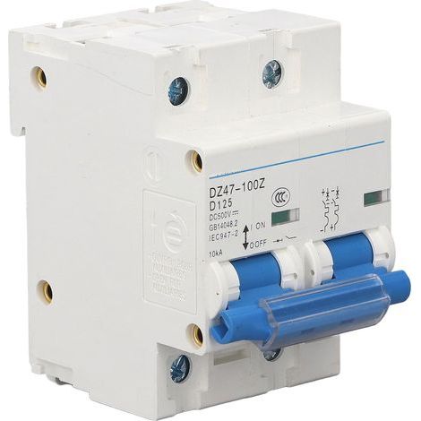 Capacité de Coupure 10KA, Disjoncteur CC, Court-circuit de Surcharge, Idéal pour le Système D'alimentation CC, Système Solaire Photovoltaïque, Système D'alimentation de Navire (1/5)