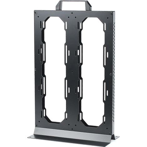 Deux supports de radiateur métalliques de 360 mm pour une gestion thermique efficace, système de montage sans outil, large compatibilité informatique, multicolore (1/5)