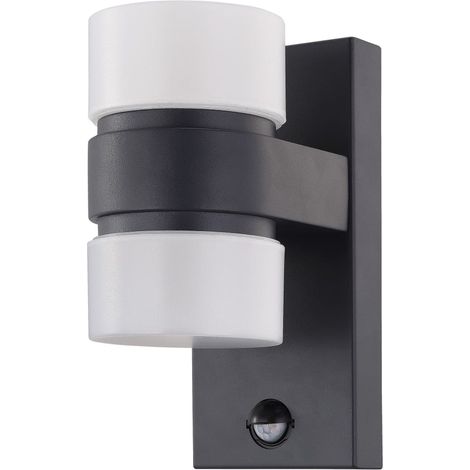 Eglo Atollari Lampada da Parete a LED per Esterni, Ghisa d'Alluminio Plastica, Antracite (1/5)