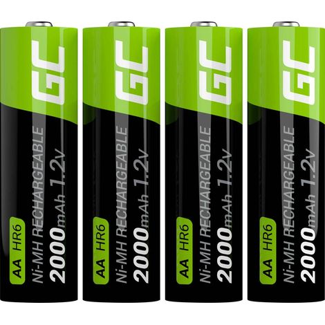 Green Cell HR6 Pile rechargeable LR6 (AA) NiMH 2000 mAh 1.2 V 4 pc(s) (1/6)
