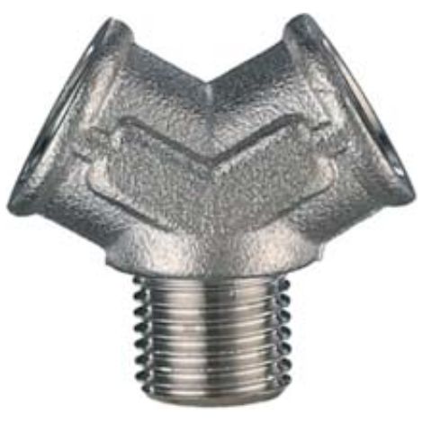 Deviazione femmina "y" con centrale maschio - attacco inferiore 3/8"m art.32/b 10 pezzi Ani