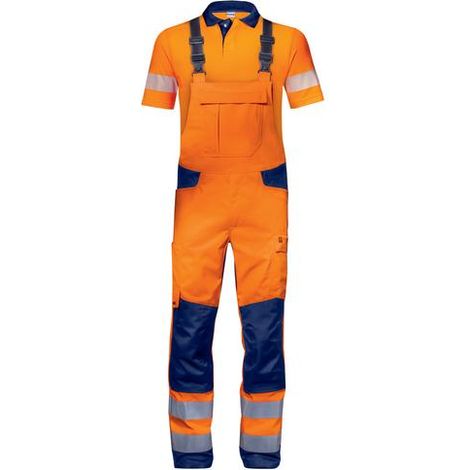 uvex Latzhose Construction orange, warnorange Gr. 52 (1/2)