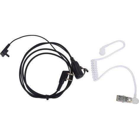 Écouteur pour talkie-walkie Baofeng UV5R, résistant au bruit, avec embouts auriculaires et conduit d'aération. Casque antibruit avec conduit d'aération intégré. (1/5)