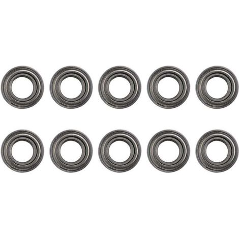 10Pcs Roulement À Billes Radial Métrique Protégé Par Métal Scellé Caoutchouc Miniature, Mr126 Zz 6 X 12 4Mm