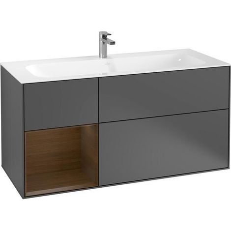 VB Waschbeckenunterschrank Finion F06 1196x591x498mm m Bel FK/RE/AP: GK/GN/-
