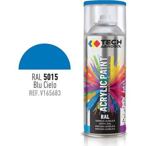 SPRAY ACRILICO BLU CIELO 400ML RAL 5015.
