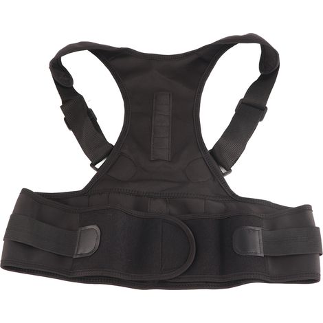 Correcteur de posture ceinture anti-voûté douce légère maintien dorsal redresseur orthèse confortable taille XL (1/5)