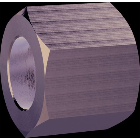 Écrou hexagonal G 3/4, pour douille LW 19, SW 32, en laiton, pression de travail max. 25 bars, tampon de fonctionnement. Charge maximale : 150°C
