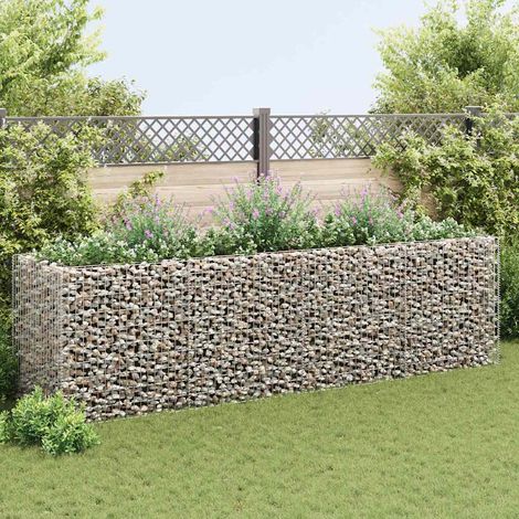 Gabion surélevé en acier 360×90×100 cm