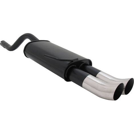 Silencieux Echappement Renault Clio 2 98/05 - 2x76mm DTM-13824786