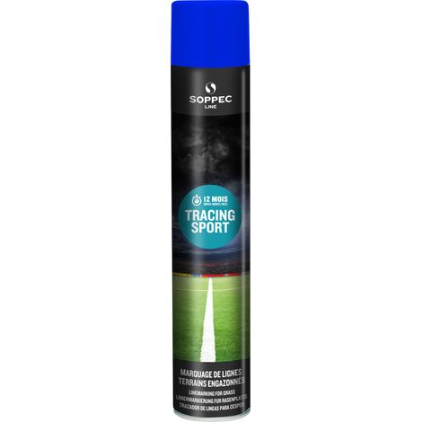 PEINTURE DE TRAÇAGE SOPPEC BLEU POUR TERRAIN GAZONNEUX TRACING SPORT-151801SPO (1/3)