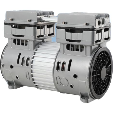 Compresseur d'air sans huile, 750W, 220V, 8 bar, 145 L/min, 29 x 15 x 24 cm (1/5)