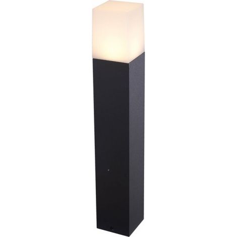 V-Tac – Lampadaire d'extérieur carré 1xGU10 aluminium noir IP54 – 35W – 220-240V – Facile à installer – 7564 (1/10)