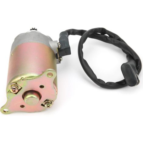 9T Motorrad-Anlasser, kompatibel mit GY6 125cc und 150cc Motoren. (1/4)