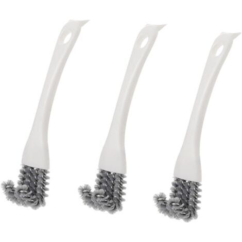 Lot de 3 brosses de nettoyage pour barbecue, multifonctions, pour cuisinière, évier, coin mort, petite brosse de nettoyage de cuisine (1/4)