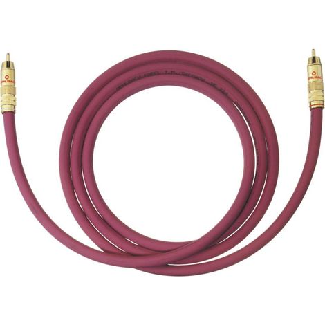 RCA Audio Cavo [1x Spina RCA - 1x Spina RCA] 3.00 m Bordò contatti connettore dorati Oehlbach NF 214 SUB