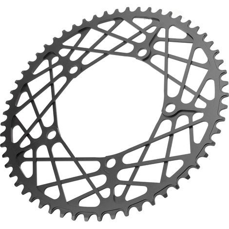 Klappkurbelgarnitur mit 58 Zähnen und eloxierter, perforierter Oberfläche leichte Kurbelgarnitur aus schwarzer Aluminiumlegierung (1/4)