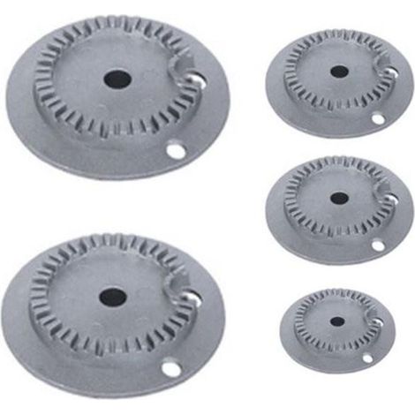 BRUCIATORE  CUCINA GAS REX ELECTROLUX ZOPPAS CASTOR 5 FUOCHI 2 GRA 2 MED  B 4455 (1/2)