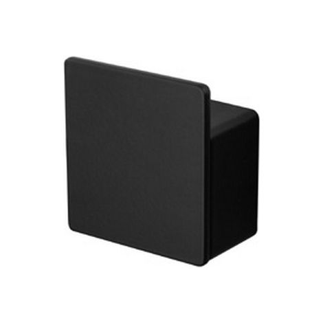 Appendino bagno design moderno in acciaio inox nero opaco  NUEVO-N kamalu