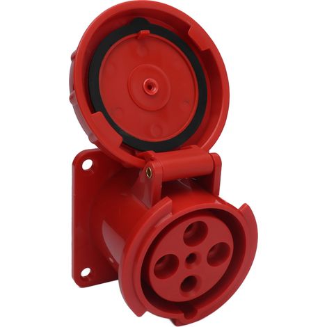 Wasserdichter 4-poliger Industrie-Luftfahrtstecker 380 V–415 V 63 A 3P+E IP67, staubdichter Stecker für den professionellen Einsatz (1/5)