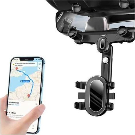 Support Téléphone Portable dans Le Rétroviseur La Voiture, Support Réglable Téléphone Portable dans Le Rétroviseur De La Voiture, Support De Téléphone Portable Ajustable Rétroviseur Voiture (1/5)
