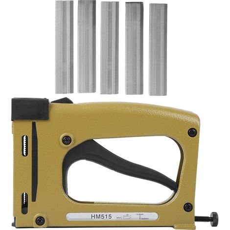 Manuel pistolet à ongles pour production de meubles décoration intérieure Produit en cuir HM515 (1/5)