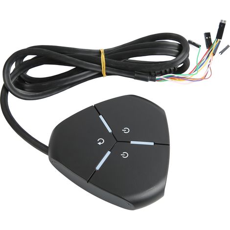 Interrupteur PC avec 2 ports USB - Bouton marche/arrêt pour ordinateur fixe (1/5)