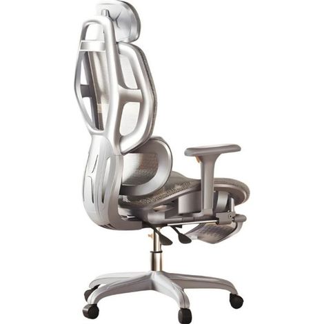 Powerbasic Pinhel - Silla de Oficina Ergonómica Gris