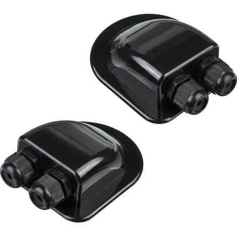 Passe toit etanche IP68 cable solaire-2 Noir Standard abs double etancheite caravane bateau resistance intemperie accessoi Aucunely (1/5)