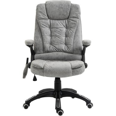 Silla de oficina ergonómica con masaje y calefacción de 6 puntos, regulable, gris MODENUIT (1/5)