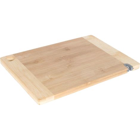 Planche à découper en bambou avec aiguiseur intégré (1/4)