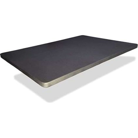 Base Tapizada Gris Marengo 5 Refuerzos Transversales, Tubo 40x30 mm, Tejido 3D Transpirable, 6cm Grosor (105x190, Sin Patas) (1/2)