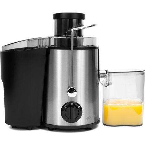 Exprimidor 600W, 0.5L Acero Inoxidable, Negro