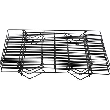 Grille de refroidissement en acier inoxydable antiadhésive pour biscuits, gâteaux et pain (1/5)