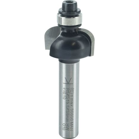 ENT Hohlkehlfräser mit Kugellager Radius 6 mm (1/4)