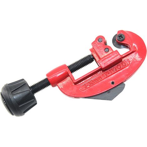 Micro Coupe-Tube Outil,Mini coupe-tube réglable pour tubes de 3-30 mm en cuivre, aluminium, PVC,1 pièce, rouge (1/5)