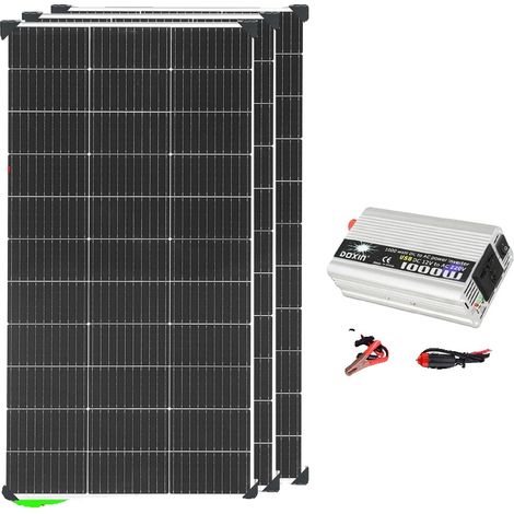Solaranlagensystem, kompatibel mit netzunabhängigen Anwendungen, mehrere Leistungsoptionen, 12v-220v 360w System (1/2)
