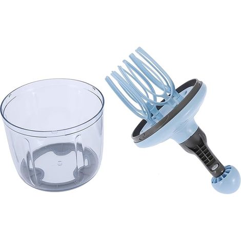 Batteur d'oeufs, batteur d'oeufs manuel, batteur d'oeufs multifonctionnel, outil de cuisine pratique 1100ml (1/5)