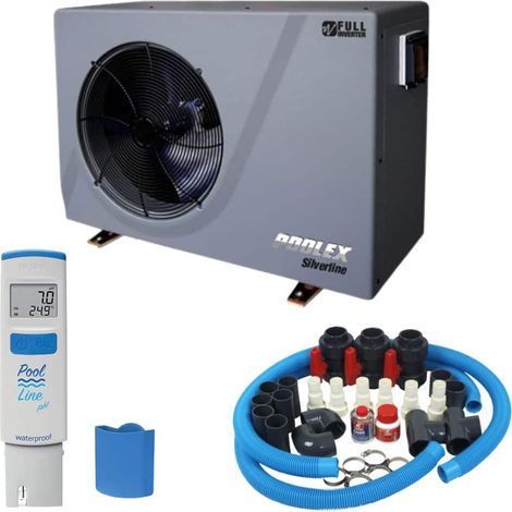 Poolstar – Pack pompe à chaleur piscine Poolex Silverline FI 90 – Technologie Full Inverter – Plage de fonctionnement -7 à 43°C – Silencieuse 19 à 34 dB