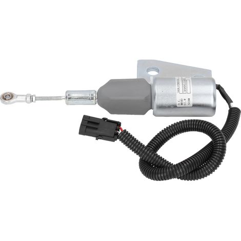 Solenoïde d'arrêt carburant 24V TOSD‑03‑031 pour moteur Cummins 3991168, vanne de coupure de flamme, accessoire de stop‑fuel. (1/5)