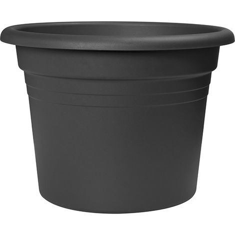 MACETA EXT. MEDITERRAN ANTRACITA - 25 CM