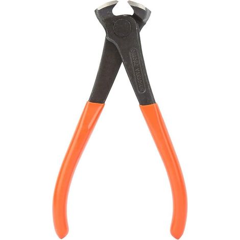 Pince coupe-fil 6" acier noir, pour bricolage et électricité (1/5)